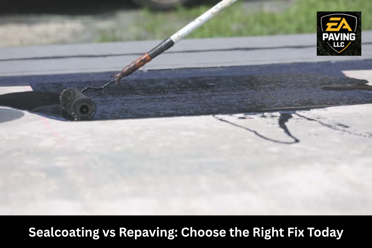 Sealcoating vs Repaving: Choose the Right Fix Today