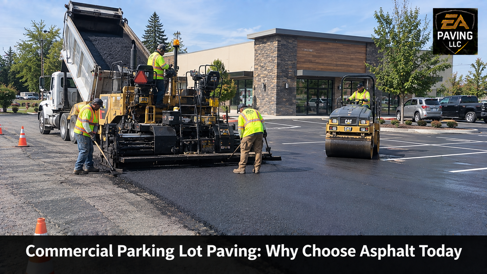 Commercial Parking Lot Paving: Why Choose Asphalt Today